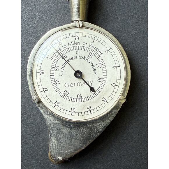 Vintage Curvimeter Map Wheel Tacro Inc Germany Measuring Drafting - Picture 2 of 6